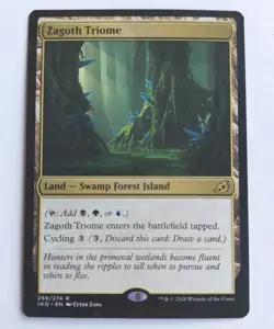 MTG Zagoth Triome 259/274 IKO Regular NM BP - Image 1