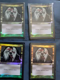 MTG Lightning Angel Foil Set of 4 English Time Spiral Creature Rare - Image 1