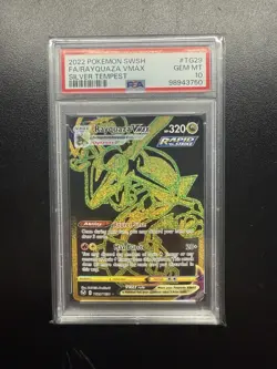 Pokemon Rayquaza VMAX TG29 Silver Tempest Secret Rare Holo PSA 10 2022 TCG Card - Image 1