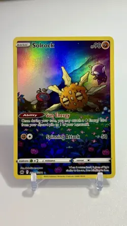 Solrock GG15/GG70 Pokemon Crown Zenith: Galarian Gallery Holo Ultra Rare NM - Image 1