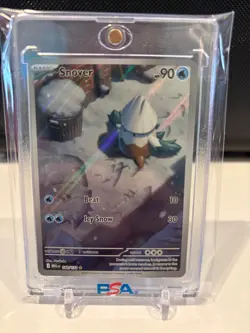 Pokemon TCG - Snover 140/132 IR Illustration Rare - ME01: Mega Evolution - NM - Image 1