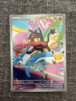 Pokemon TCG First Partner Promo Rowlet, Litten & Popplio 43-45 | Mint Condition - Image 4