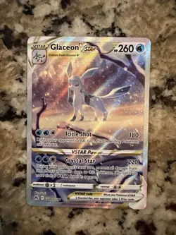 Glaceon VSTAR - GG40/GG70 - Pokemon Crown Zenith Galarian Gallery Ultra Rare NM - Image 1