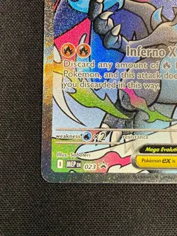 Pokemon TCG Mega Charizard X ex 023 Phantasmal Flames Holo Black Star Promo NM - Image 5