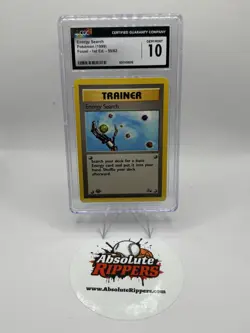 Pokemon Energy Search 59/62 Fossil Regular 1st Edition CGC GEM MINT 10 - Image 1