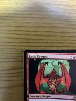 Rathi Dragon Foil English MTG Magic the Gathering Used Card - Image 2