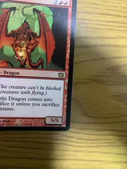 Rathi Dragon Foil English MTG Magic the Gathering Used Card - Image 5