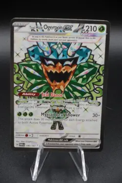 Teal Mask Ogerpon ex #190 Pokemon Twilight Masquerade NM - Image 1