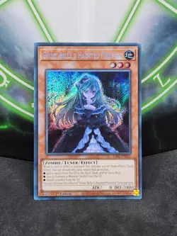 Yugioh Ghost Belle & Haunted Mansion RA01-EN011 Secret Rare 1st Edition NM - Image 1