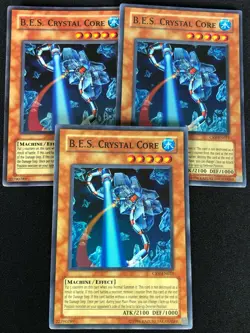 YUGIOH B.E.S. CRYSTAL CORE CRV-EN021 SUPER X3 (NM) - Image 1