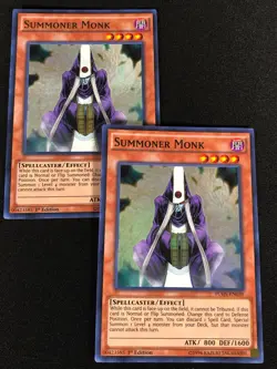 Yugioh Summoner Monk FUEN-EN039 1st Super x2 (NM) - Image 1