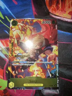 Sanji P-034 EN ONE PIECE TCG 2023 Championship Event Finalist-NM - Image 2