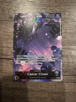 One Piece Caesar Clown Alternate Art Leader OP10-002 Royal Blood - Image 1