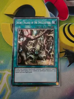 Secret Village of the Spellcasters - RA03-EN209 - Platinum Secret Rare 1st Ed - Image 1