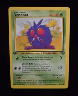 Pokemon TCG - VENONAT - 1ST EDITION - 63/64 - JUNGLE (1999) - WOTC - LP/NM - Image 1
