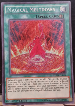 Magical Meltdown | FUEN-EN034 | Secret Rare | NM | 1st Ed | YUGIOH! - Image 1