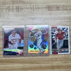2026 Topps Mike Trout 3 Card Lot #SMLB-7 / #TOG-2 / Base #350 - Image 1