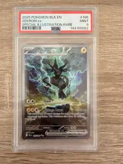 Pokemon Zekrom EX 166/086 SIR Black Bolt English PSA Grade 9 MINT - Image 1