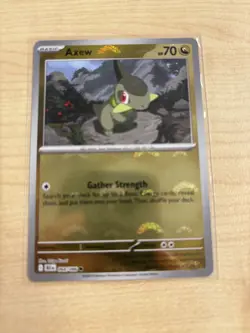 Pokemon TCG - Axew 068/086 - Pokeball Pattern Reverse Holo - Black Bolt - NM - Image 1