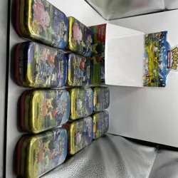 Ascended Heroes X10 Mini Tins /2 Full Art Sets New Sealed Pokemon TCG Display - Image 5