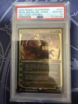 Psa10 Mtg Nicol Bolas God Pharaoh Foil Magic Card - Image 1