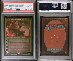 Psa10 Mtg Nicol Bolas God Pharaoh Foil Magic Card - Image 3