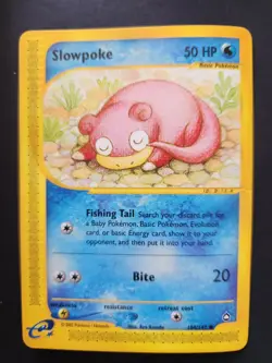Pokemon Slowpoke Aquapolis Regular Card 108/147 - Image 1