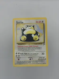 Pokemon TCG Snorlax Base Set 2 Non Holo Rare NM Card + Fast Shipping - Image 1