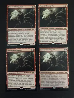 Fear of Missing Out MTG English Foil Standard Card 1 or 3 Copies - Image 1