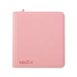 Vault X Just Pink Exo-Tec® Zip Binders (12-pocket) for Trading Sport Cards - Image 1