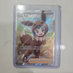Pokemon Shining Fates Poke Kid Full Art Holo Trainer Card 070/072 LP - Image 1