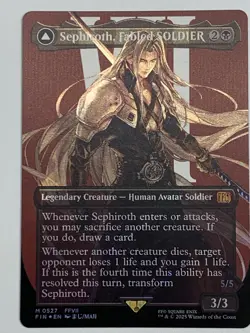 MTG FF Sephiroth, Fabled SOLDIER M 0527 Surge Foil FIN Japanese - Image 3