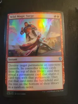 MTG FOIL Wild Magic Surge Commander Battle for Baldur's Gate #206 CLB LP/NM - Image 1