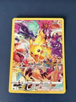 Pokemon TCG Crown Zenith Pikachu Holo Card 160/159 Secret Rare - Image 1