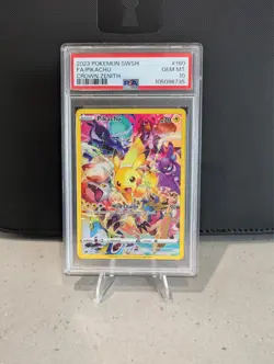 Pokemon TCG Pikachu Crown Zenith Holo Card 160/159 Secret Rare PSA 10 - Image 1