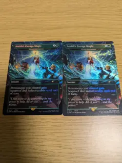 Magic The Gathering Aeris Foil Card Set of 2 English Final Fantasy - Image 1