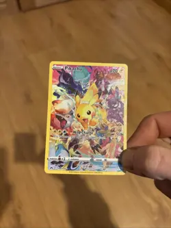 Pokemon TCG Crown Zenith Pikachu Holo Card 160/159 2023 Secret Rare NM - Image 1