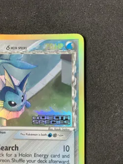 Pokemon Tcg Vaporeon EX Delta Species 18/113 Reverse Stamped Holo - Image 4