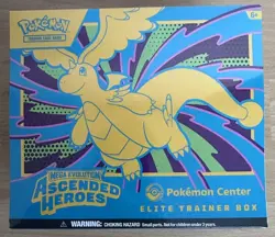 Ascended Heroes Pokemon Center Elite Trainer Box NEW SEALED + ACRYLIC CASE - Image 1