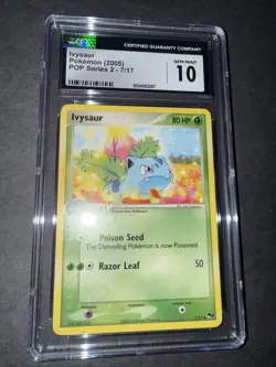POKEMON CGC 10 GEM MINT IVYSAUR 7/17 POP SERIES 2 NINTENDO 2005 - Image 3