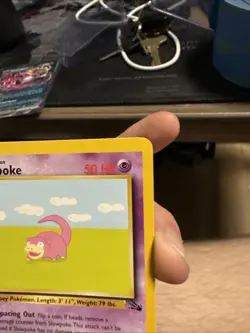 Pokemon TCG - Slowpoke 55/62 Moderately Played Common Fossil 1st Edition - Image 2