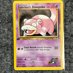 Vintage Pokemon Gym Heroes Sabrina's Slowpoke 95/132 NM/Mint - Image 1