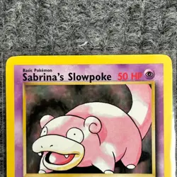 Vintage Pokemon Gym Heroes Sabrina's Slowpoke 95/132 NM/Mint - Image 3