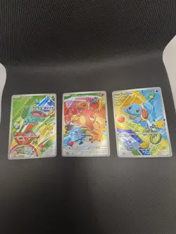 Pokemon TCG First Partner Illustration Collection Series 1 Kanto GEN 1 Starters - Image 1