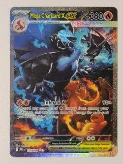 Mega Charizard X Ex - SIR - 125/094 Phantasmal Flames - NM - Pokemon TCG - Image 1