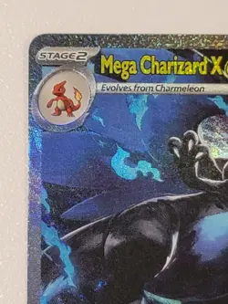 Mega Charizard X Ex - SIR - 125/094 Phantasmal Flames - NM - Pokemon TCG - Image 3