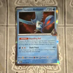 Pokemon Team Rocket's Articuno 051/182 Holo Rare Sv10: Destined Rivals English - Image 1