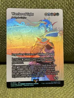 Final Fantasy Warrior of Light Inheritance Foil Card English Used - Image 1