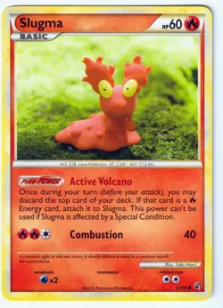Slugma Common Undaunted 67/90 LP Pokemon TCG - Image 1