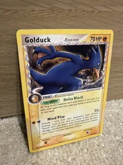 Pokemon TCG Golduck 43/110 EX Holon Phantoms Regular Uncommon Non Holo - NM/LP - Image 1